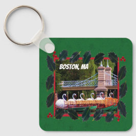 Boston Swan Boats - Chaveiro de Férias Felizes