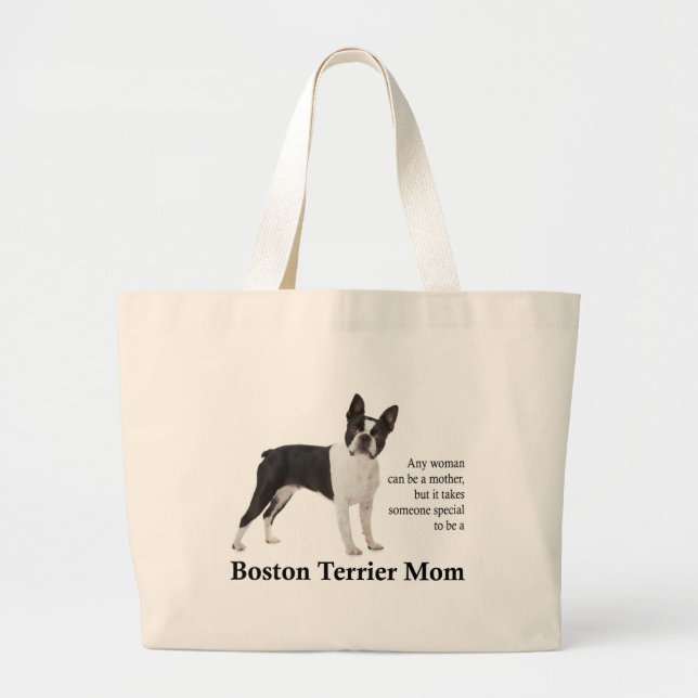 Boston Terrier Mãe Bolsa (Frente)