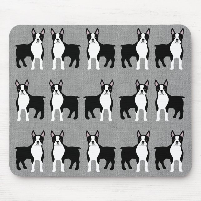 Boston Terrier Mousepad (Frente)