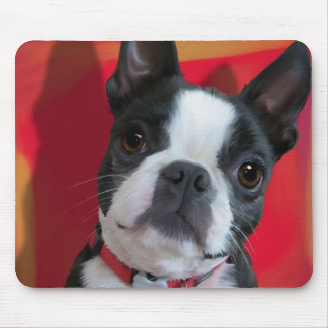 Boston Terrier Mousepad (Frente)