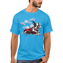 Boston Terrier Super Hero T-Shirt