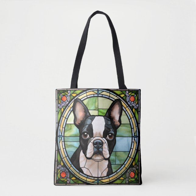 Boston Terrier Tote Bag (Frente)
