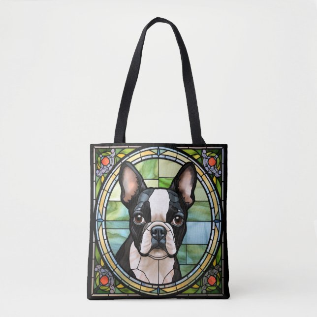Boston Terrier Tote Bag (Frente)