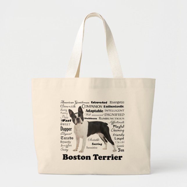 Boston Terrier Traça Bolsa (Frente)