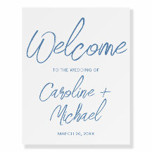 Bosty Blue Dusk - Boas-vindas minimalistas