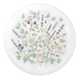 Botânica Cerâmica Cabinet Knob França