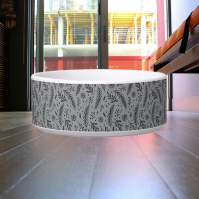 Botânica de inverno | Comedouro de Cerâmica para P (Criador carregado)