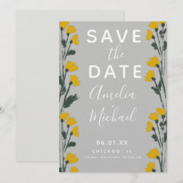 Botânica Desenhada pela Flor Selvagem Salvar a Dat