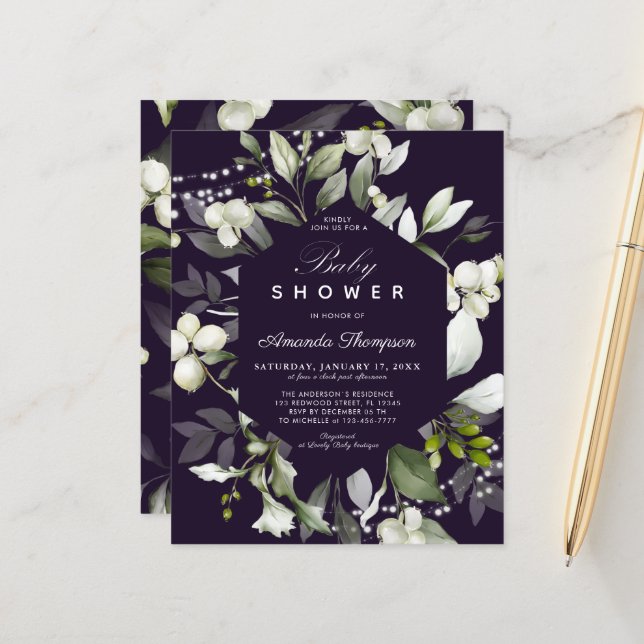 Botânica do Orçamento | Convite para Chás de frald (Frente/Verso In Situ)