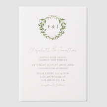 Botanical Wreath Earth Tone Wedding