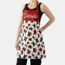 Botânico floral vermelho de Natal