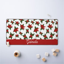 Botânico floral vermelho de Natal