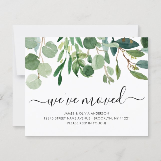 Botânico, movemos novo anúncio de mudança de casa (Frente)