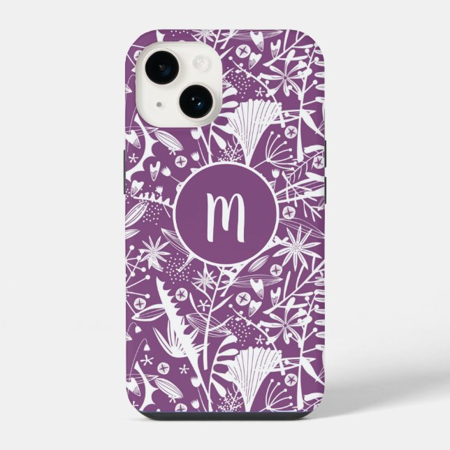 Botânico Roxo Monograma (Verso)