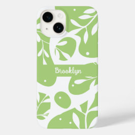 Botânico Verde Mint Abstrato Personalizado