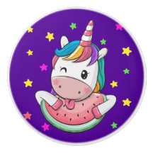 Botão Cerâmico Unicorn do precioso