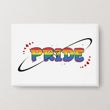 Botão da Bandeira do Orgulho LGBTQ Arco-íris