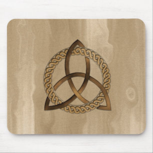 Botão do nó cinético Triquetra Trinity Mousepad