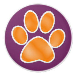 Botão Gaveta Cerâmica de Impressão de Pata - SRF