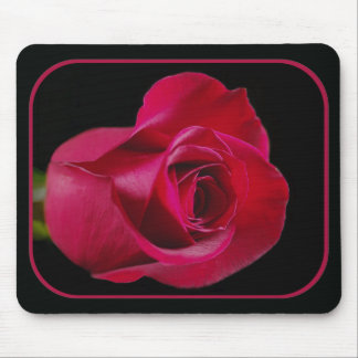 Botão Mousepad da rosa vermelha
