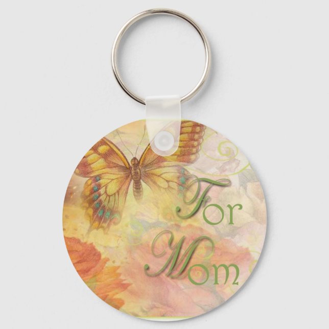 BOTÃO PARA MOM FLORORAL CHAVEIRO (Frente)