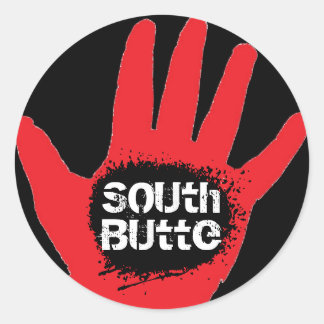 Botão Sul - Conjunto de Adesivos "Capturado com Mã