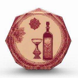 Botão Vermelho na Arte Lace AI