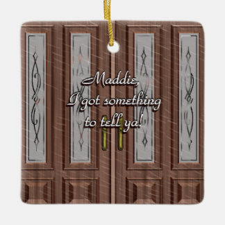 Botas De Amor No Ornamento Da Porta Frente