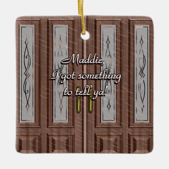 Botas De Amor No Ornamento Da Porta Frente (Frente)