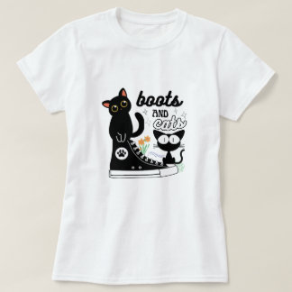 botas e gatos T-Shirt