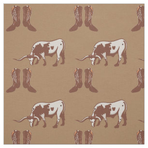 Botas e tecido ocidental da carne com boi de