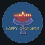 Botas etiquetas de Chanukah<br><div class="desc">Comemorar Chanukah com este impressionante design gráfico menorah contra um fundo azul escuro para enfatizar as velas iluminadas. Este produto é personalizável, permitindo que você adicione texto, imagens e/ou logotipo a ele. Sinta-se livre para também redimensionar, reposicionar ou até mesmo substituir a imagem modelo por uma de suas. Para nossa...</div>