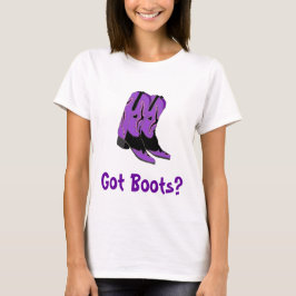 Botas obtidas? T-shirt da palha de Ann Charles