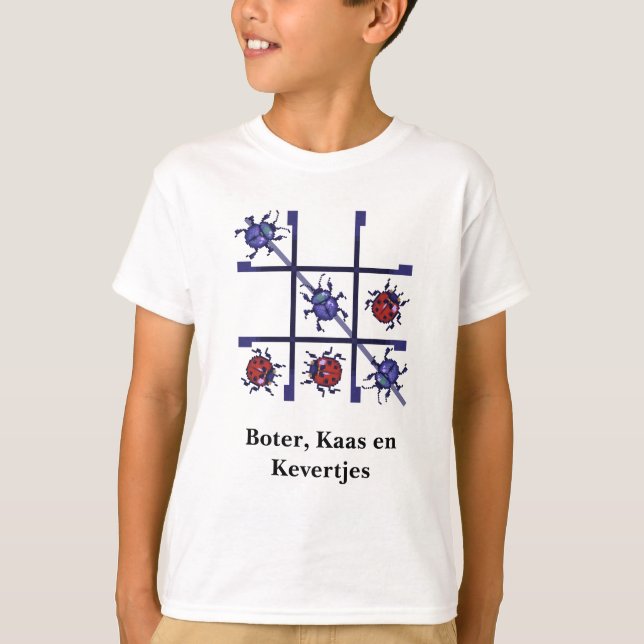 Boter, kaas en kevertjes. Pixelart T-shirt (Frente)