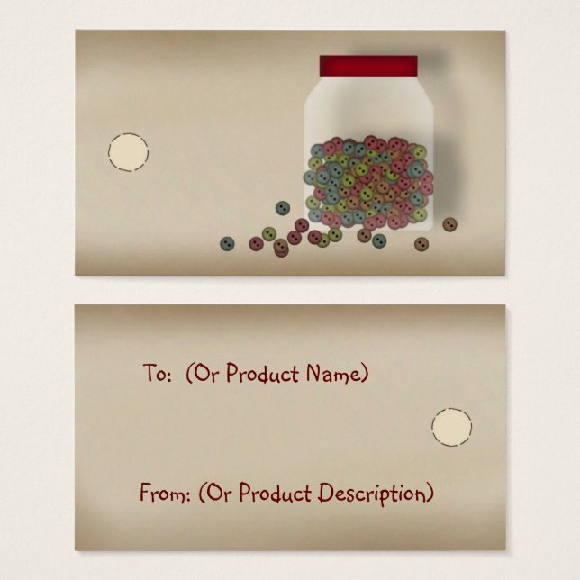 Botões do País Marca de Travamento (Frente & Verso)