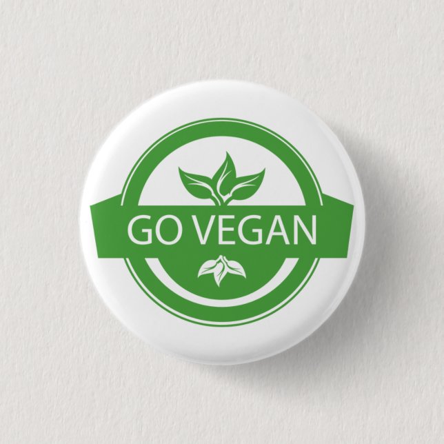 Boton Go Vegan (Frente)