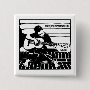 Bóton Quadrado 5.08cm 100:1 do salmo