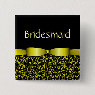 Bóton Quadrado 5.08cm 100 Rosettes que Wedding botões da dama de honra -