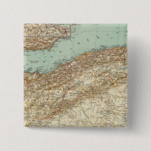 Bóton Quadrado 5.08cm 112 Marrocos, Argélia, Tunísia