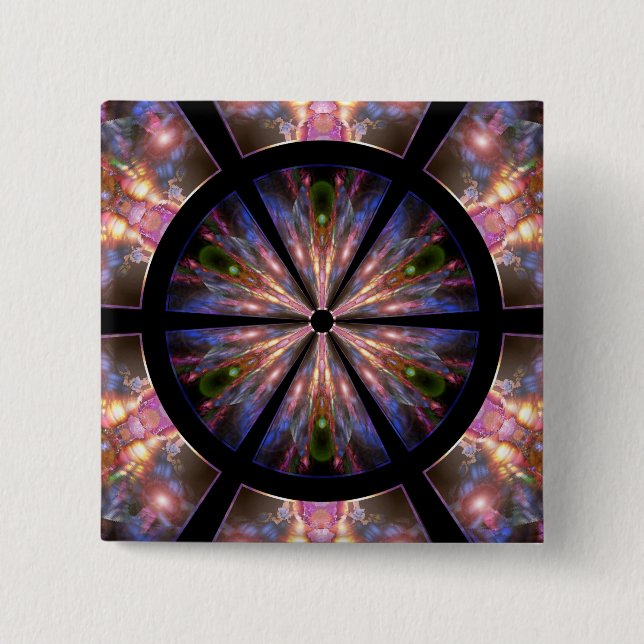 Bóton Quadrado 5.08cm 12 reinos (Frente)