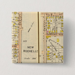 Bóton Quadrado 5.08cm 142143 Nova Rochelle