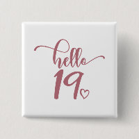 19º Aniversário Mulheres Alô 19 Cute 19 Anos