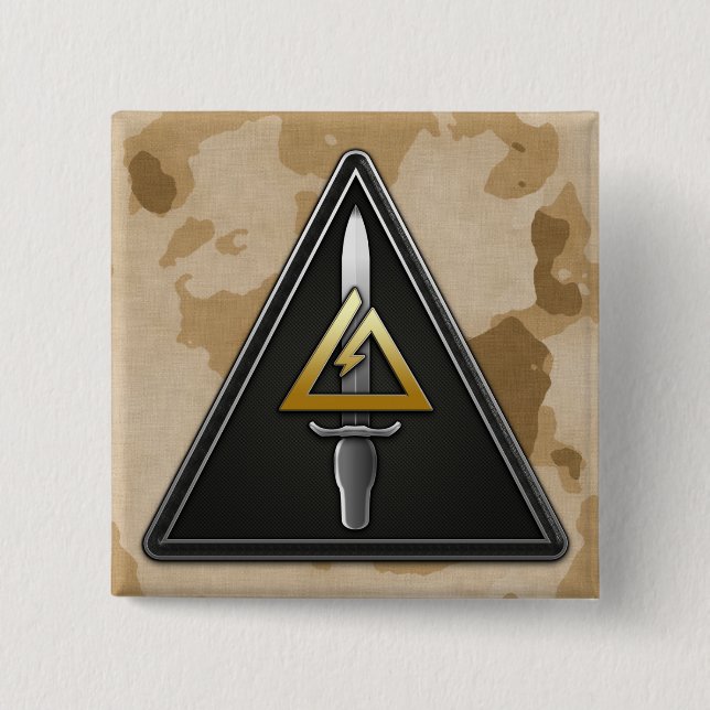 Bóton Quadrado 5.08cm 1ruas Especiais Destacamento Operacional-Delta (Frente)