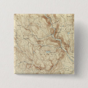 Bóton Quadrado 5.08cm 3 Folha de Granville
