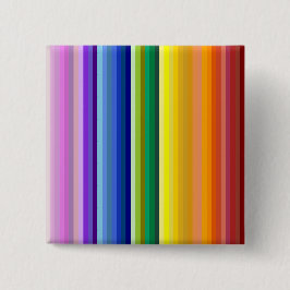 Bóton Quadrado 5.08cm 42 Stripes Espectro Arco-Íris