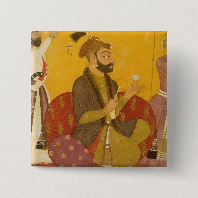 Bóton Quadrado 5.08cm 47.110/359 Gosain Narayan toma o veneno nos pres (Frente)