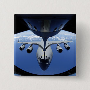 Bóton Quadrado 5.08cm A.A. - 17 Globemaster III recebem o combustível