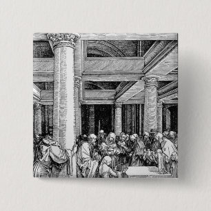 Bóton Quadrado 5.08cm A apresentação no templo, c.1503/4