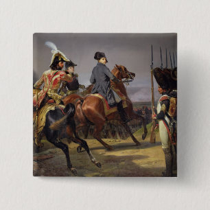 Bóton Quadrado 5.08cm A batalha de Iena, o 14 de outubro de 1806, 1836