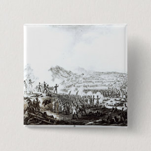 Bóton Quadrado 5.08cm A batalha de Talavera de la Reina
